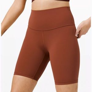 NWT lululemon Align HR Short 6” rust